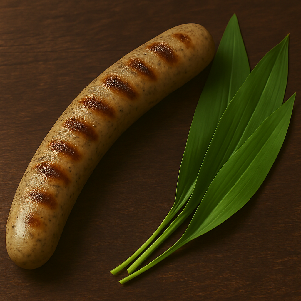 Bärlauch Bratwurst