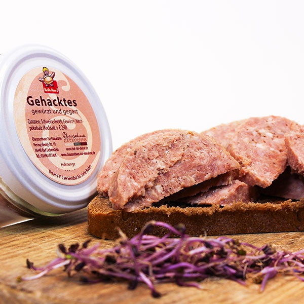 Homemade Minced Sausage (Ground Meat) Thuringian Style