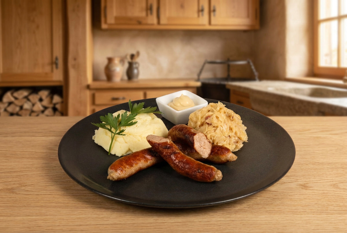 Original Thuringian Homemade Coarse Bratwurst 5 Pieces