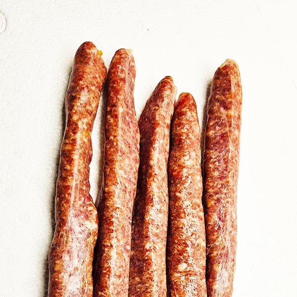 Original Thuringian Homemade Coarse Bratwurst 5 Pieces