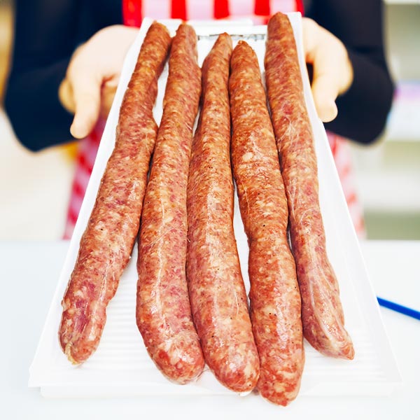 Original Thüringer Hausmacher Bratwurst grob 5 Stück