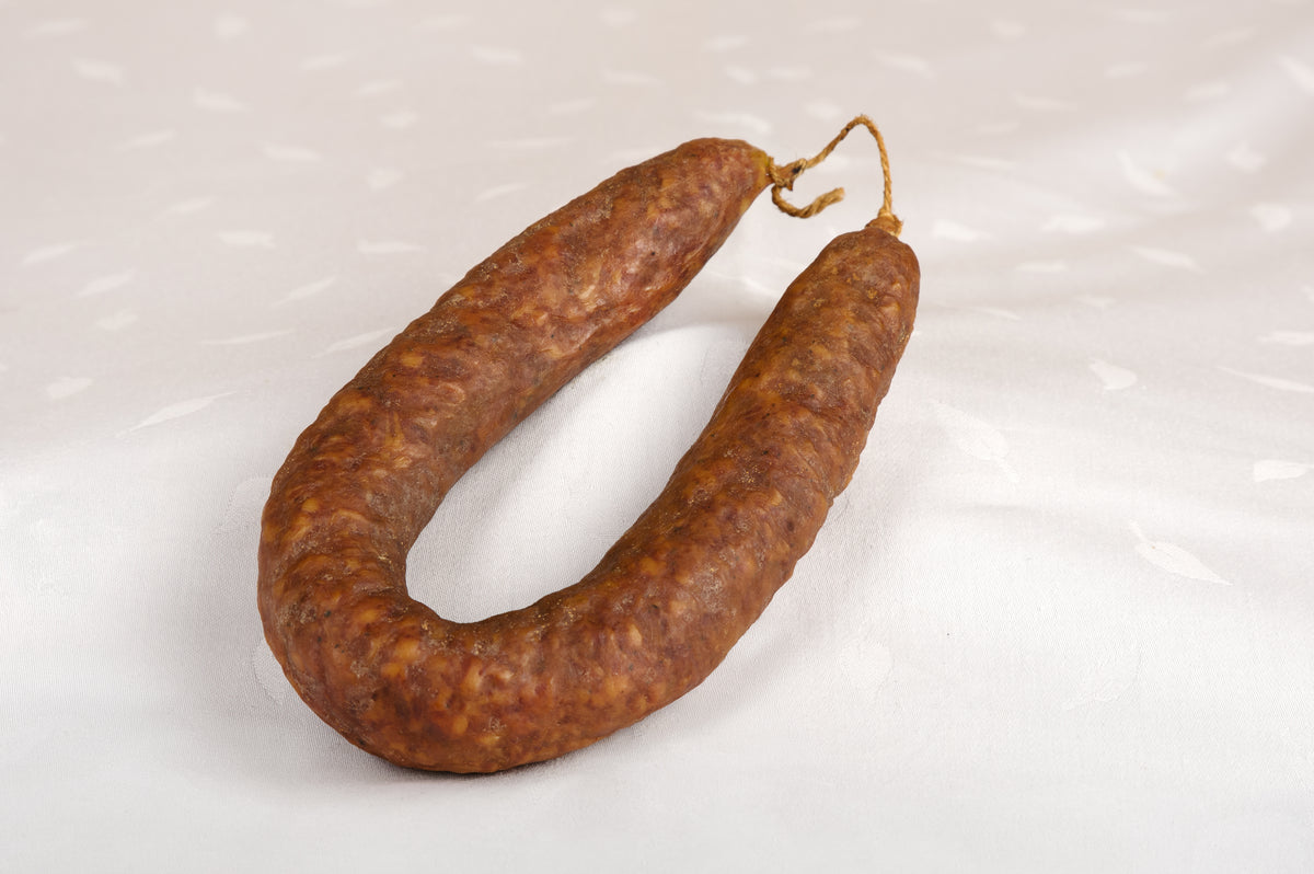 Hausgemachte Knackwurst Thüringer Art (4 Wochen gereift)